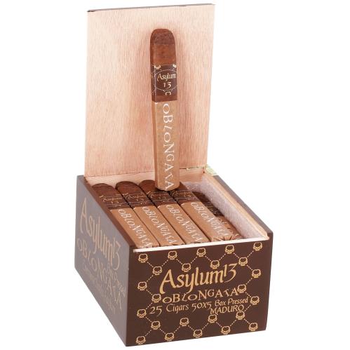 Asylum 13 Oblongata Maduro Robusto 5  * 50, Box of 25