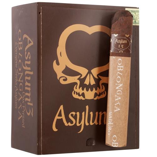 Asylum 13 Oblongata Maduro 770 7  * 70, Box of 20
