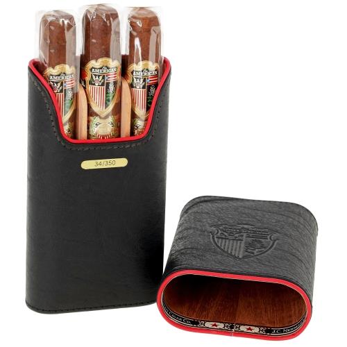 The American Robusto 3-Cigar Leather Set