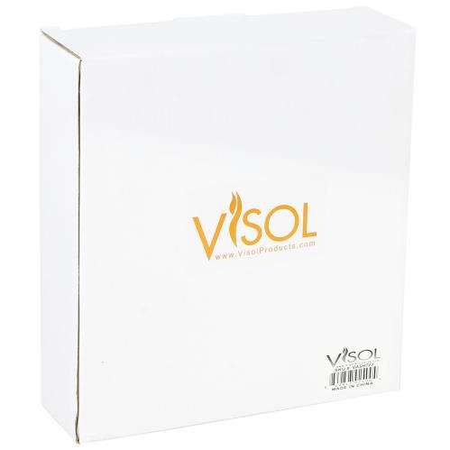 Visol Seine Wood 4-Cigar Ashtray, Carbon Fiber Patterned