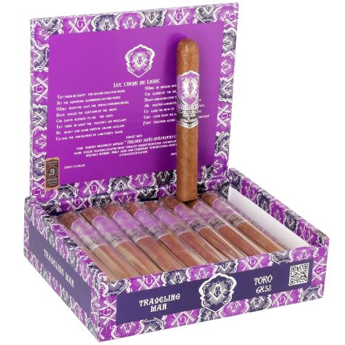 Hiram & Solomon Traveling Man Toro 6  * 54, Box of 20