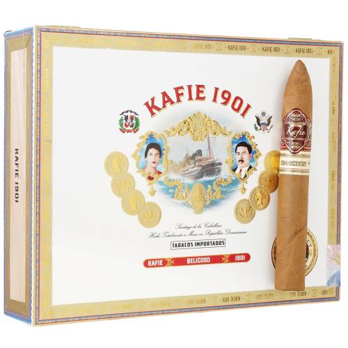 Kafie 1901 Connecticut Belicoso 6 1/4 * 52