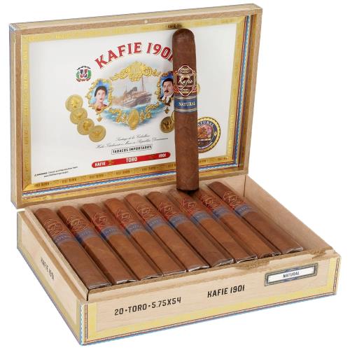Kafie 1901 Serie L Natural Toro 5 3/4 * 54, Box of 20