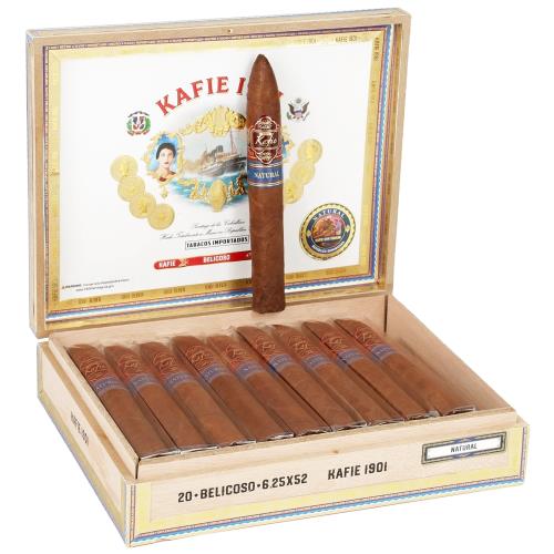 Kafie 1901 Serie L Natural Belicoso 6 1/4 * 52, Box of 20