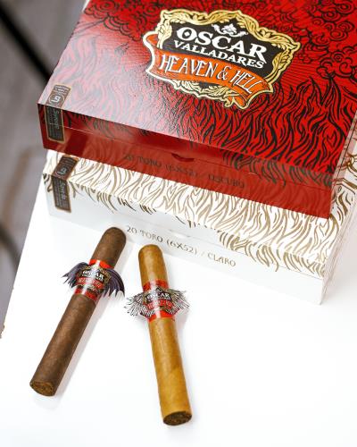 Oscar Valladares Heaven and Hell Oscuro Toro 6  * 52