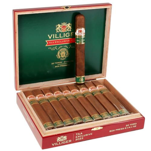 Villiger TAA Exclusive 2023 Toro 6 1/4 * 52, Box of 20