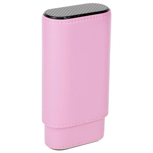 Visol Burgos 3-Cigar Leather Case