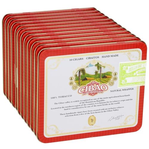 Cibao Cibaitos Cigarillos 4 1/4 * 32, Box of 100