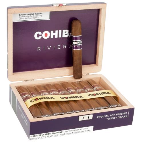 Cohiba Riviera Robusto Box-Pressed 5  * 52, Box of 20