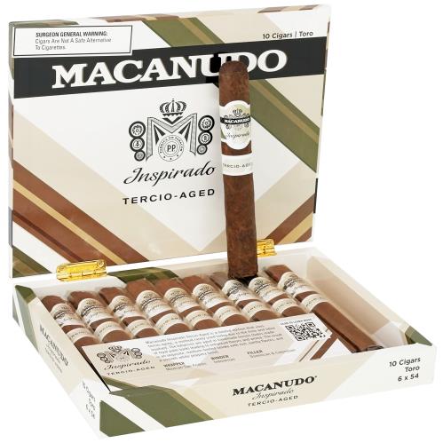 Macanudo Inspirado Tercio-Aged Toro 6  * 54, Box of 10