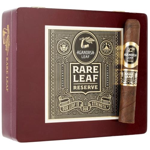 Aganorsa Leaf Rare Leaf Reserve Maduro Robusto 5 1/4 * 52, Box of 15
