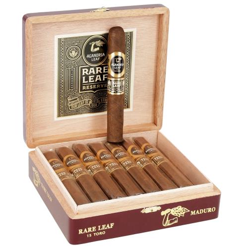 Aganorsa Leaf Rare Leaf Reserve Maduro Toro 6  * 54, Box of 15