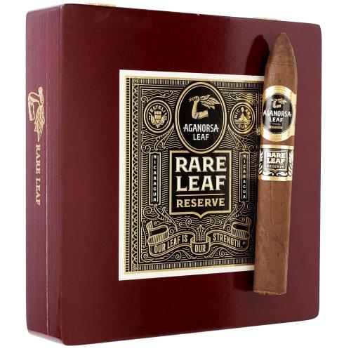 Aganorsa Leaf Rare Leaf Reserve Maduro Torpedo 6  * 52, Box of 15