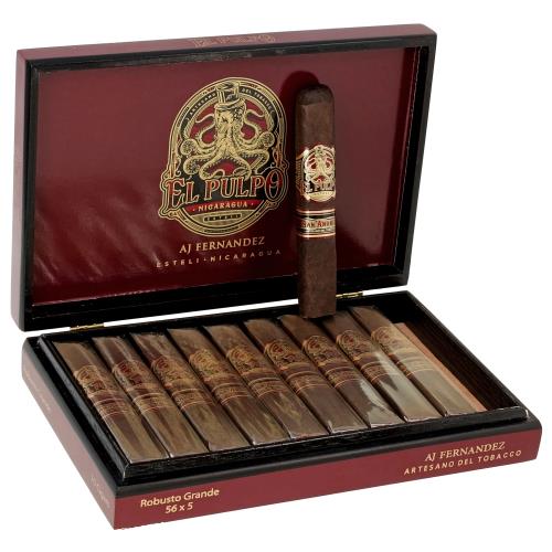 El Pulpo by Artesano del Tobacco Robusto Grande Box-Pressed 5  * 56, Box of 10