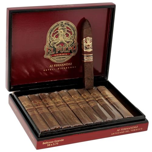 El Pulpo by Artesano del Tobacco Belicoso Grande Box-Pressed 5 3/4 * 58, Box of 10
