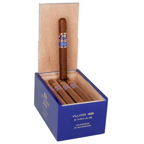 Villiger 1888 Nicaragua Toro 6  * 50, Box of 20