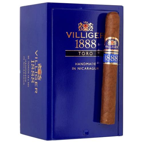 Villiger 1888 Nicaragua Toro 6  * 50, Box of 20