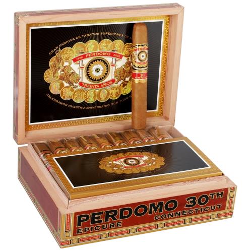 Perdomo 30th Anniversary Connecticut Epicure 6  * 54, Box of 30