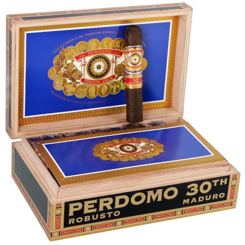 Perdomo 30th Anniversary Maduro Robusto 5  * 54, Box of 30
