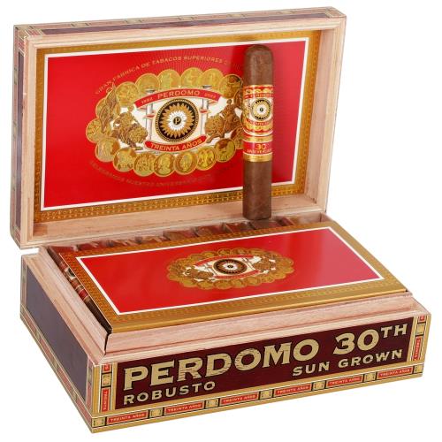 Perdomo 30th Anniversary Sun Grown Robusto 5  * 54, Box of 30