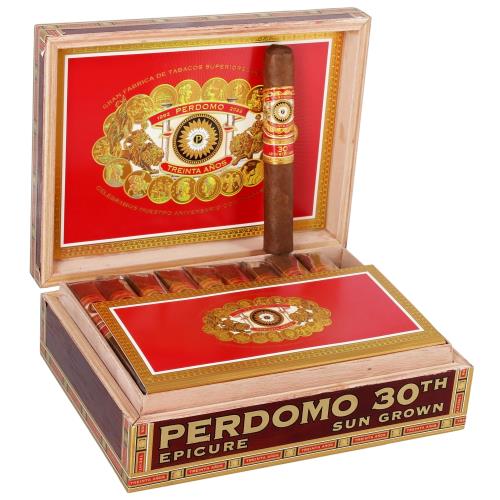 Perdomo 30th Anniversary Sun Grown Epicure 6  * 54, Box of 30