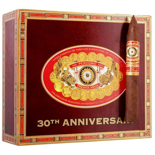 Perdomo 30th Anniversary Sun Grown Torpedo 7  * 54, Box of 30