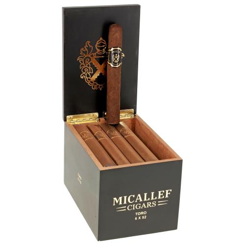 Micallef Black Toro 6  * 52, Box of 25
