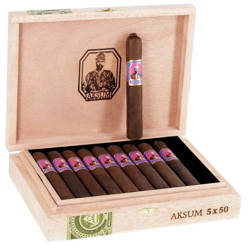 Foundation Aksum Maduro Robusto 5  * 50, Box of 10