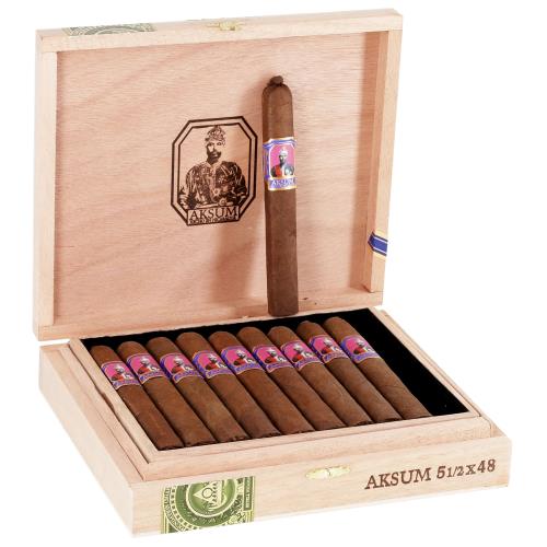 Foundation Aksum Claro Corona Gorda 5 1/2 * 48, Box of 10