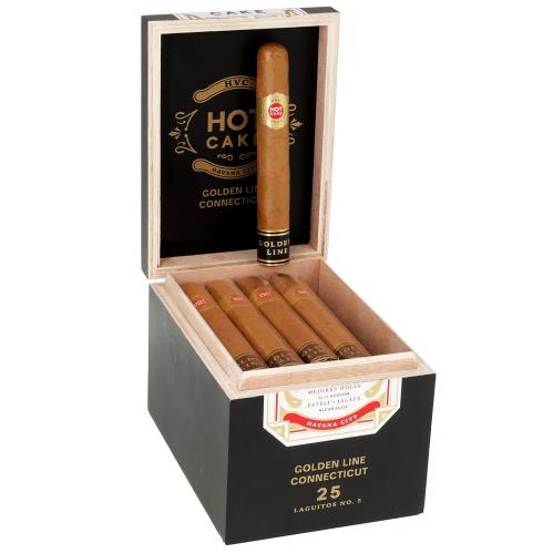 HVC Hot Cake Golden Line Connecticut Laguito No. 5 6  * 54, Box of 25
