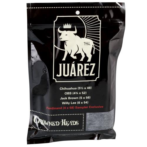 Crowned Heads Juarez Bulls on Parade Fresh Pack 5-Cigar Sampler