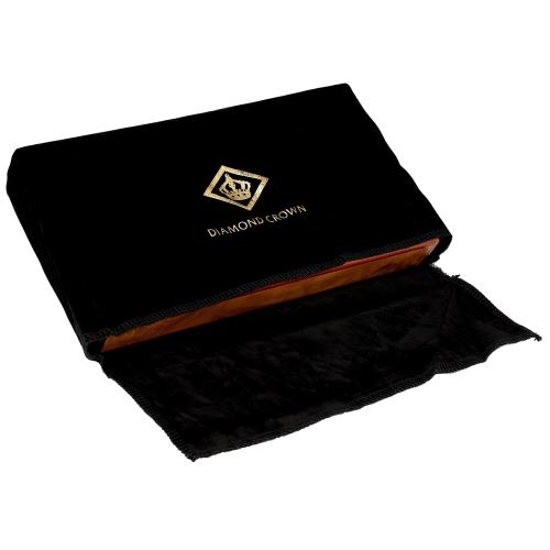 Diamond Crown St. James Wood and Crystal Ashtray