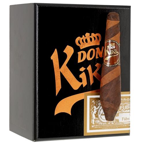 Don Kiki Brown Label Barberpole Figurado 4 1/2 * 54, Box of 20