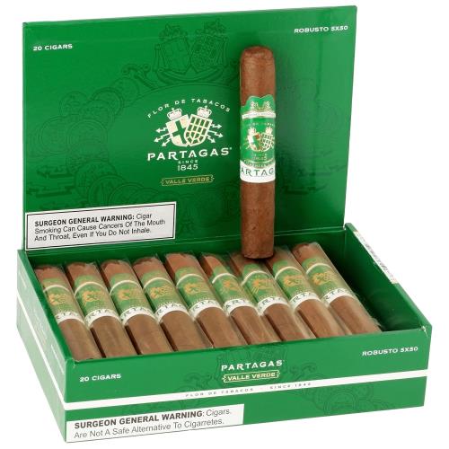 Partagas Valle Verde Robusto 5  * 50, Box of 20