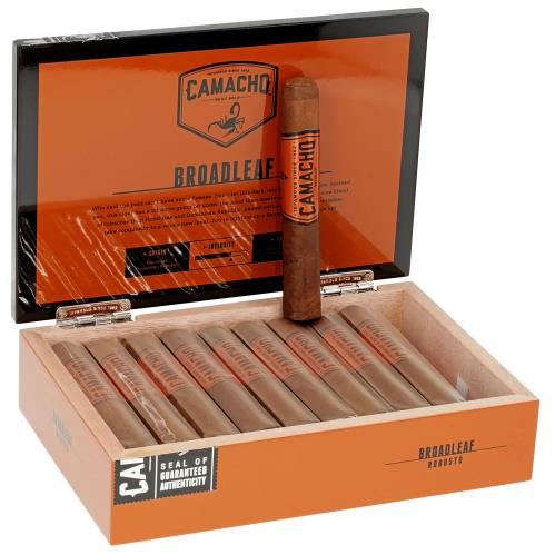 Camacho Broadleaf Robusto 5  * 50, Box of 20