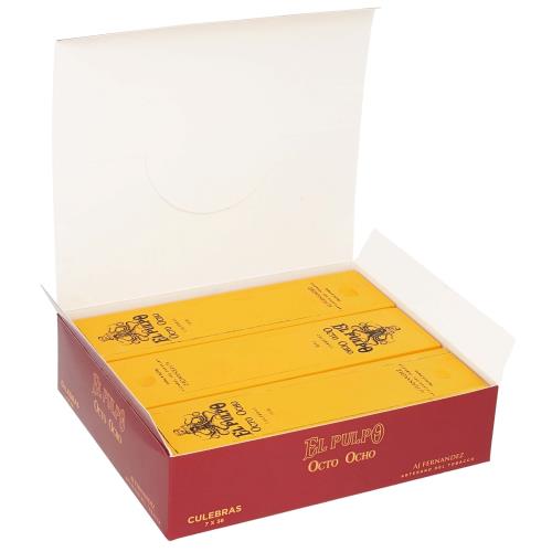 El Pulpo by Artesano del Tobacco Octo Ocho Culebra 7  * 38, Box of 3