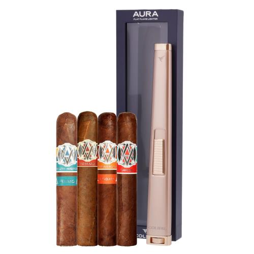 AVO Syncro 2022 4-Cigar Sampler with Colibri Lighter