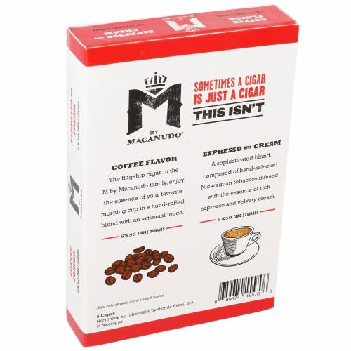 M by Macanudo Coffee and Espresso 5-Cigar Sampler Pack
