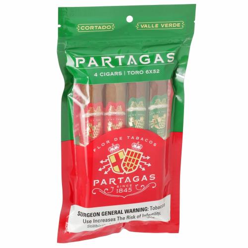 Partagas Holiday Toro 4-Cigar Sampler Pack