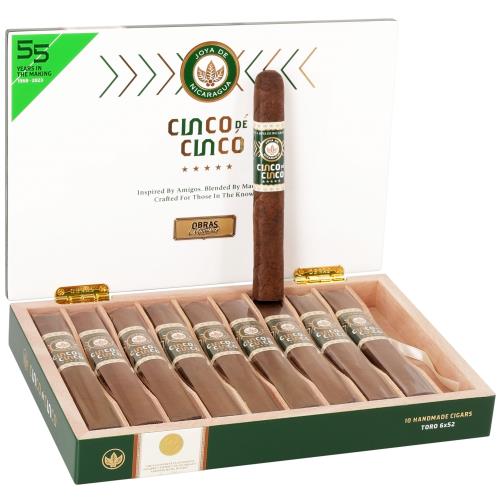 Joya de Nicaragua Cinco de Cinco Toro 6  * 52, Box of 10