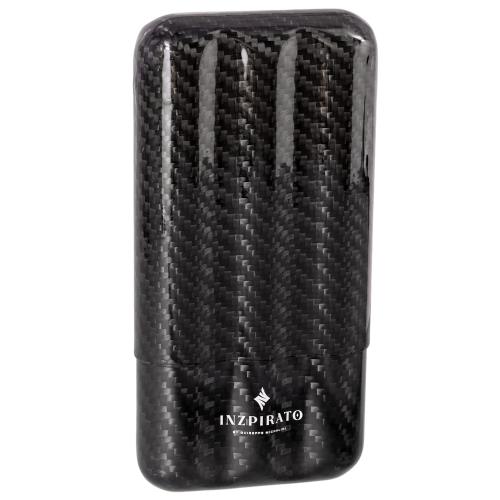 Inzpirato Carbon Fiber 3-Cigar Case