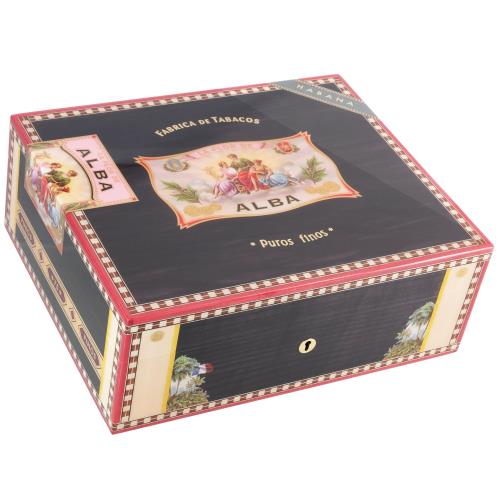 Elie Bleu Flor de Alba Sycamore 75-Cigar Humidor