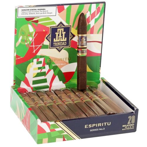 Trinidad Espiritu Series No. 3 Belicoso 6 1/8 * 52, Box of 20