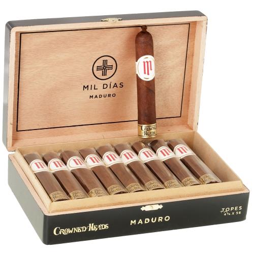 Crowned Heads Mil Dias Maduro Topes 4 7/8 * 56, Box of 20
