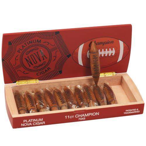 Platinum Nova Series Champion Football Cigars 5  * 70, Box of 11