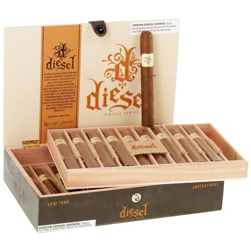Diesel Vintage Series Natural Toro 6  * 52, Box of 20