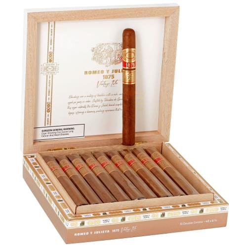 Romeo y Julieta 1875 Vintage Lote Limited Edition Double Corona 6 3/4 * 48