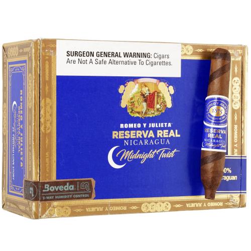 Romeo y Julieta Reserva Real Nicaragua Midnight Twist Twisted Love Story 4 1/4 * 46