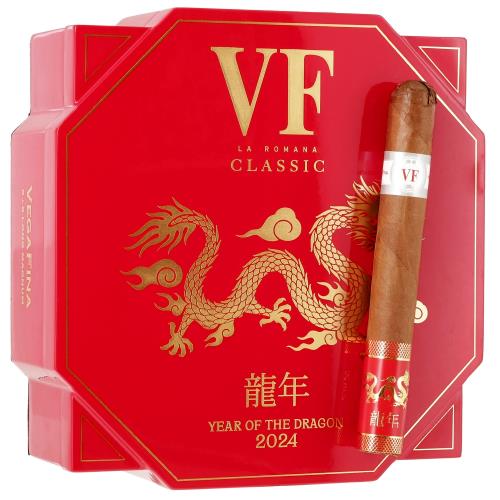 VegaFina Year of the Dragon 2024 Long Magnum 6 3/4 * 54, Box of 16