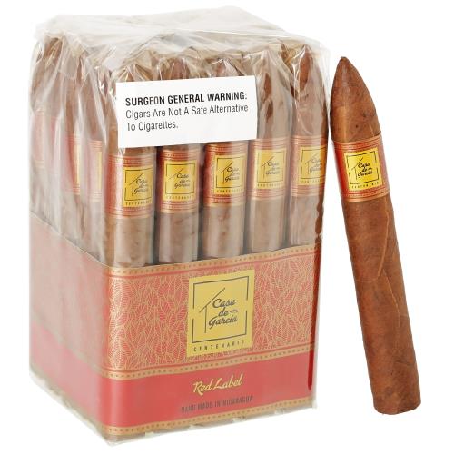 Casa de Garcia Centenario Red Label Belicoso 6 1/4 * 52, Bundle of 25